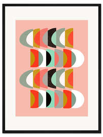 Gerahmter Kunstdruck WHAT COLOR IS THE MOON II 01