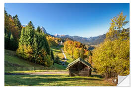 Sticker mural Autumn in Upper Bavaria