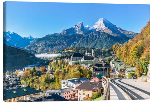 Quadro em tela Watzmann Mountain and Berchtesgaden