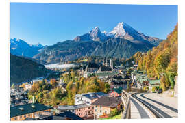 Tableau en PVC Chaînon du Watzmann et Berchtesgaden