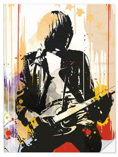 Wandsticker Johnny Ramone, The Ramones