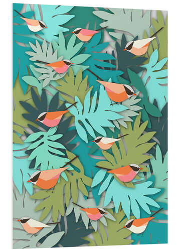 Foam board print TROPICS II 01