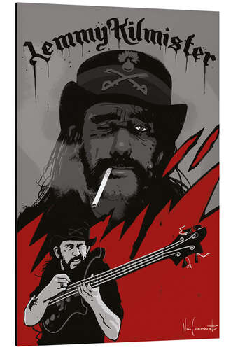 Aluminium print motorhead