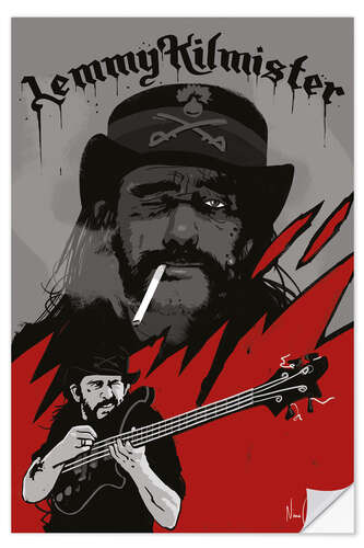 Muursticker motorhead
