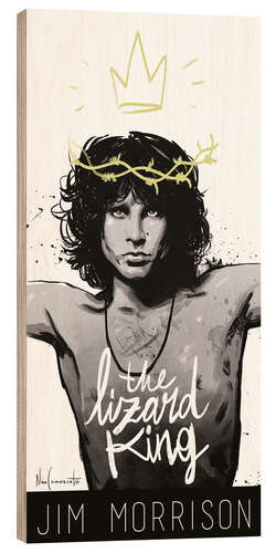 Holzbild jim morrison