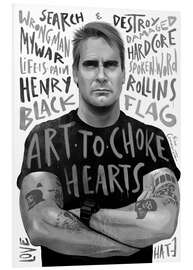 Foam board print henry rollins