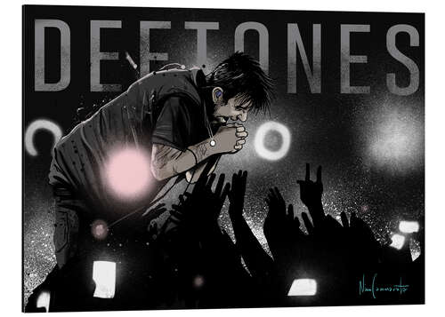 Aluminium print deftones