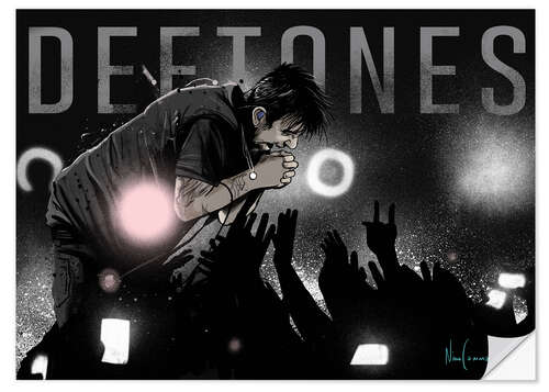 Selvklebende plakat deftones