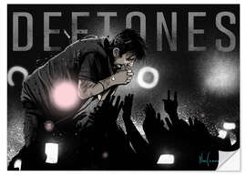 Selvklebende plakat deftones