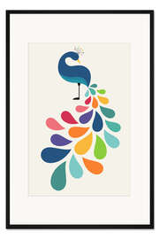 Gerahmter Kunstdruck Verträumtes Blütenblatt