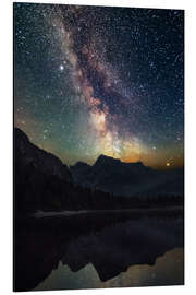 Magnettafel Milchstraße über den Bergen