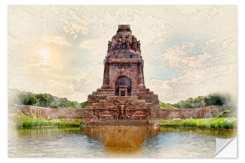 Wandsticker Leipzig   Völkerschlachtdenkmal 