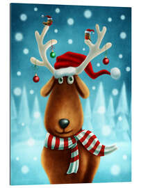 Gallery print Christmas deer