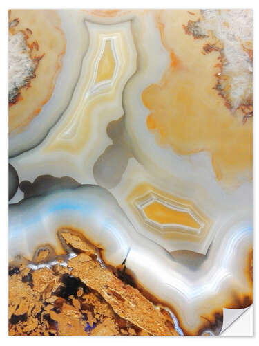 Wall sticker Golden agate