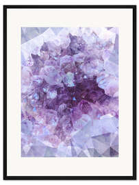 Gerahmter Kunstdruck Lichtkristall
