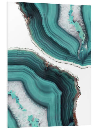 Foam board print Emerald quartz