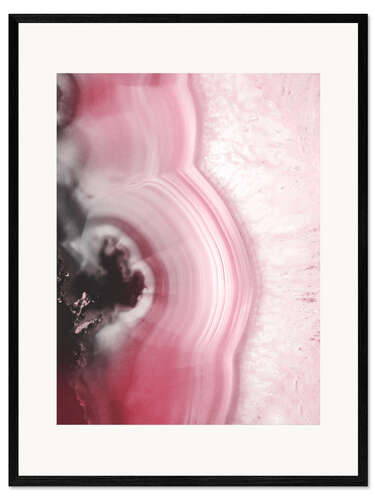 Impresión de arte enmarcada Romantic rose quartz