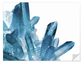 Wall sticker Crystal in blue