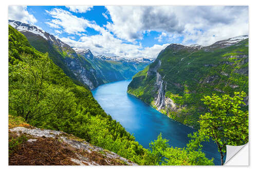 Wall sticker Geirangerfjorden - Norway