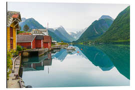 Alubild Fjaerland Norwegen