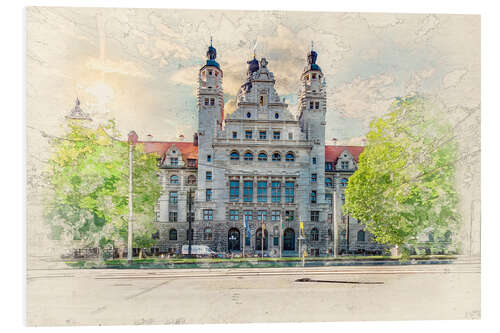 PVC-taulu Leipzig New Town Hall