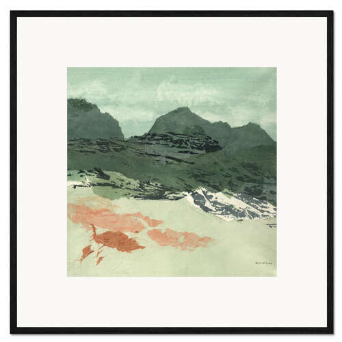Impressão artística com moldura Dreamin California