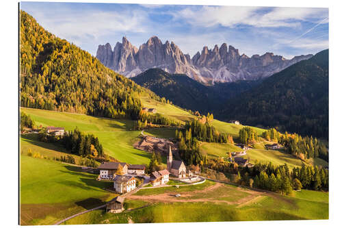 Gallery Print Herbst in Funes, Dolomiten