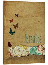 Magnettafel Zen Hand - Breathe