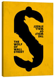 Canvas print  The Wolf of Wall Street - Minimal Movie Art - HDMI2K