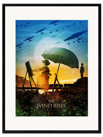 Ingelijste kunstdruk The Wind Rises