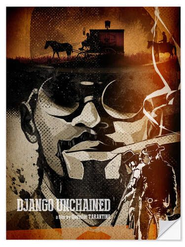 Vinilo para la pared Django Unchained (inglés)