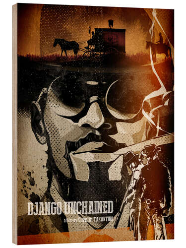 Wood print Django