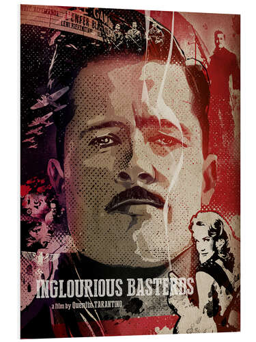 Tableau en PVC Inglourious Bastards (anglais)