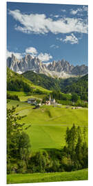 Foam board print Italian Dolomites