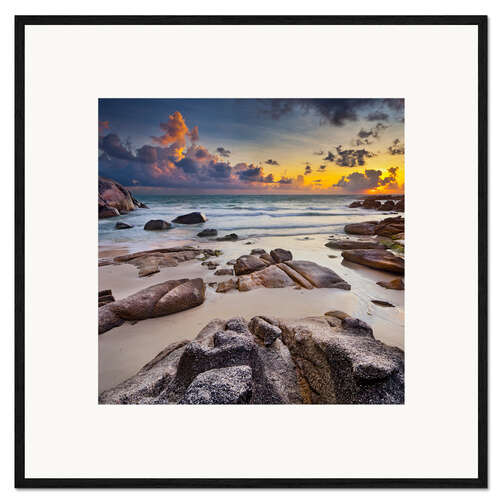 Impresión de arte enmarcada Playas de Tailandia