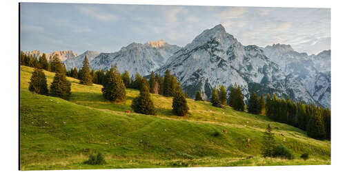 Aluminium print Karwendel