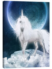 Canvas print  Unicorn - Magicmoon - Dolphins DreamDesign