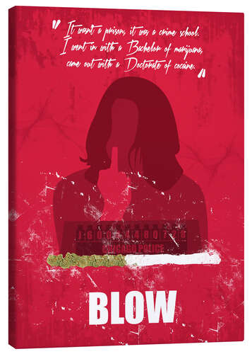 Obraz na płótnie Blow - Minimal Alternative Movie Fanart