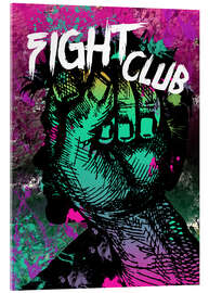 Acrylic print Fight Club - Minimal alternative movie fanart #1