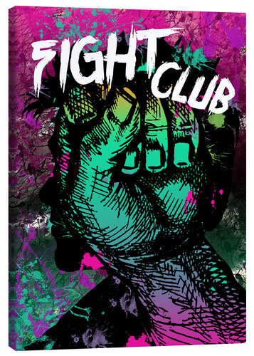 Leinwandbild Fight Club - Minimal alternative Film Fanart #1