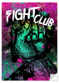 Sticker mural Fight Club 1