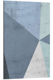 Magnettafel Winter-Geometrie