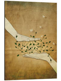 Magnettafel Lass uns zusammen wachsen