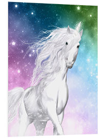 Foam board print Unicorn - Surprise