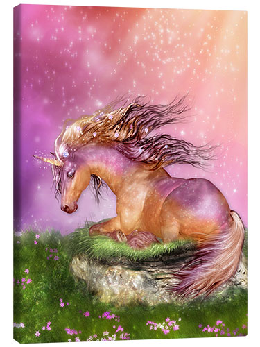 Canvas print Unicorn - Love is Healing