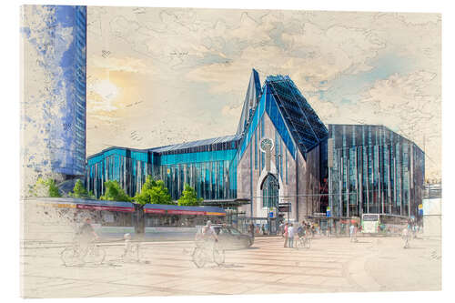 Akrylbilde Leipzig University