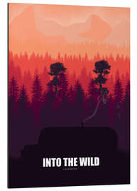 Magnettafel Into the Wild - Minimal Film Fanart alternative