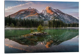 Gallery Print Hochkalter Spiegelbild auf dem Hintersee