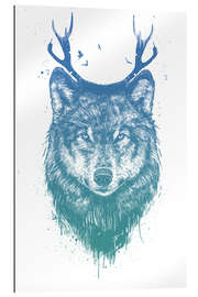 Gallery print Deer wolf