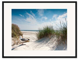 Gerahmter Kunstdruck Sylt, Dünentraum